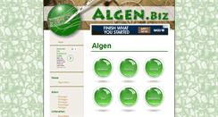 Desktop Screenshot of algen.biz